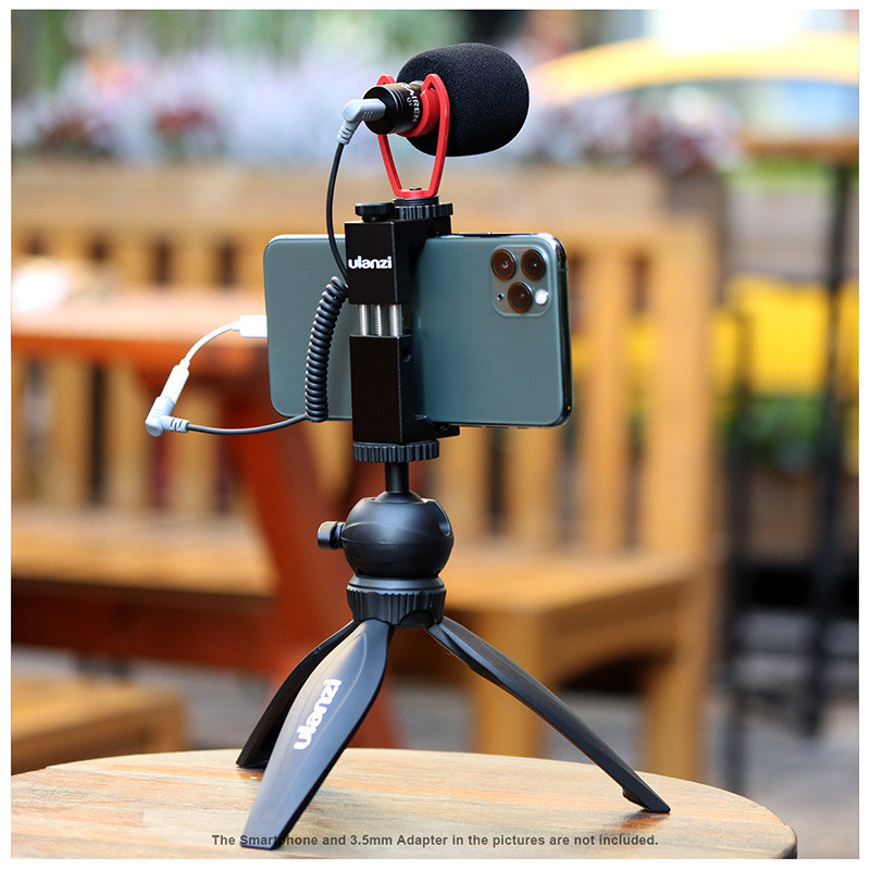 Ulanzi smartphone video kit2 mini tripod phone holder microphone