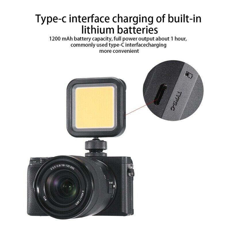 ULANZI VL100 pocket on camera LED video light 