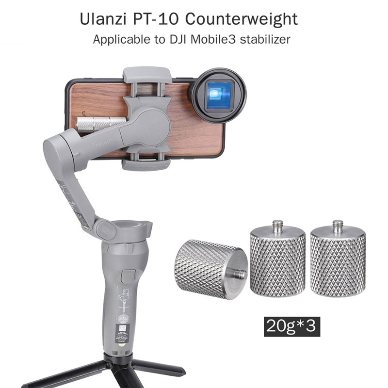 Ulanzi PT-10 60g counterweight for DJI Osmo mobile 3 counter weight stabilizer