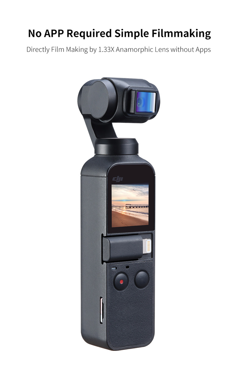 Ulanzi OP-5/6/8 wide angle fisheye HD 4K 10X macro lens for DJI OSMO pocket