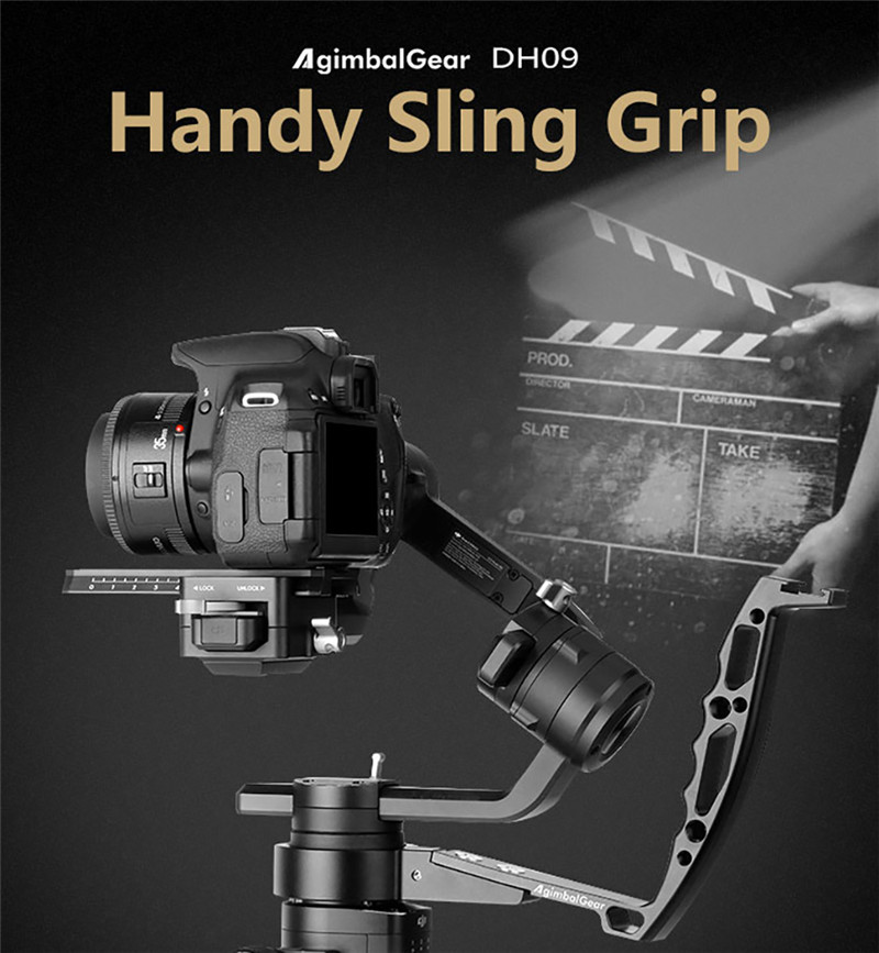 Agimbalgear DH09 handle handy sling grip gimbal handheld stabilizer for DJI Ronin S/SC