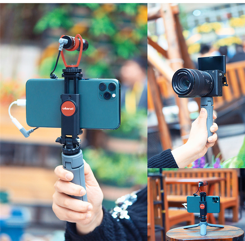 Ulanzi MT-10 mini portable vlog tripod gimbal base for Osmo Mobile 2 3 smartphone camera