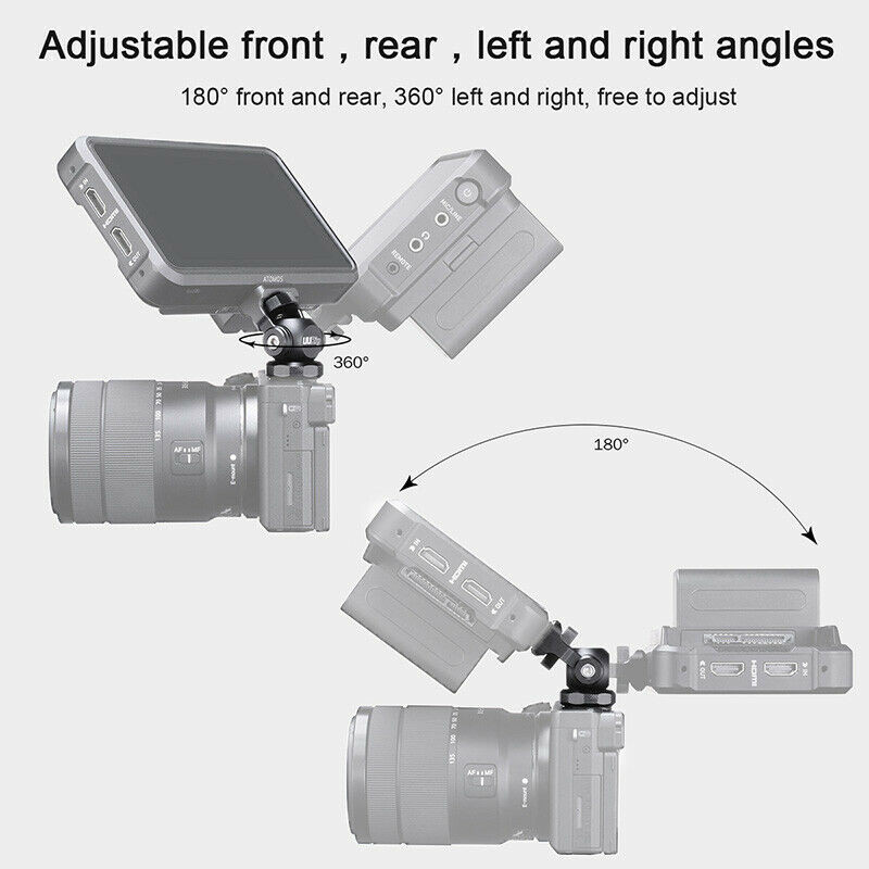 UUrig R015 camera adjustable cold shoe monitor mount bracket holder