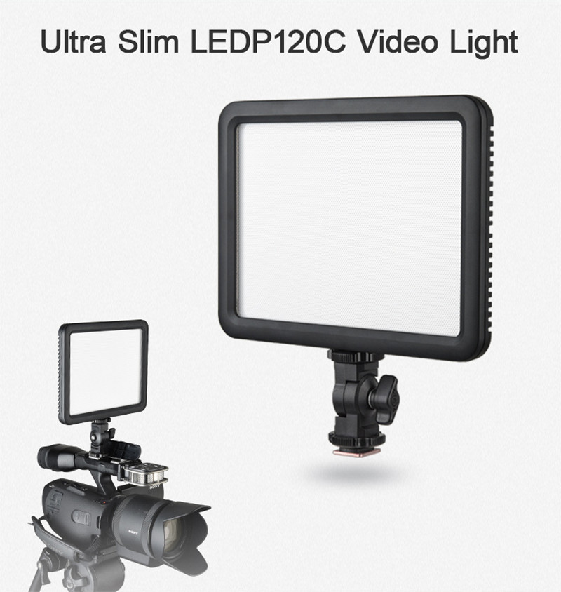 Godox Ultra Slim LEDP-120C 3300-5600k adjustable On-Camera Video Light