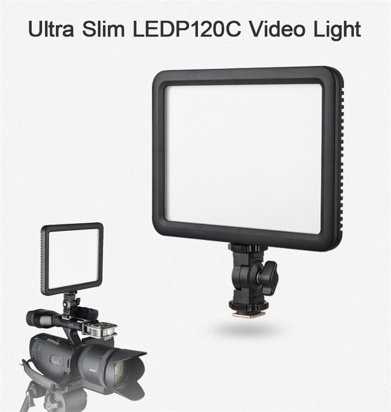 Godox Ultra Slim LEDP-120C 3300-5600k adjustable On-Camera Video Light Godox Ultra Slim LEDP-120C 3300-5600k adjustable On-Camera Video Light