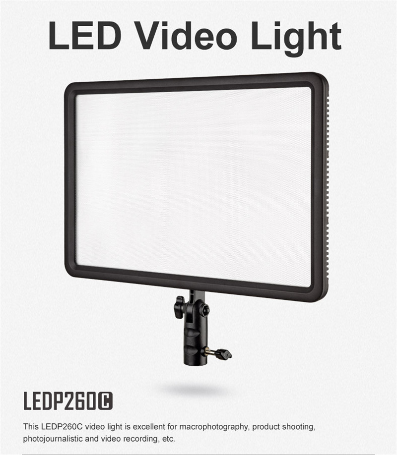 GODOX LEDP260C ultra-thin 30W 3300-5600k LED video light panel lamp