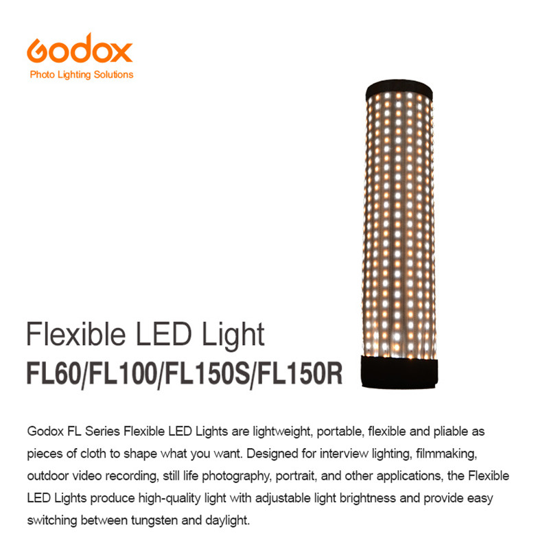 Godox flexible LED video light APP remote control photo foldable lighting
