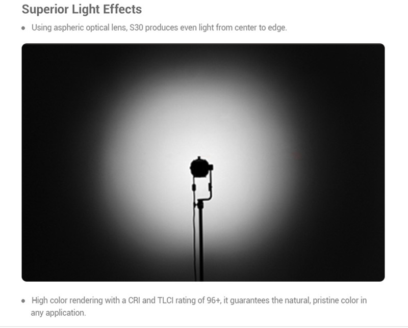 Godox S30 30Ws spotlight continuous foucsing LED light Godox S30 30Ws spotlight continuous foucsing LED light