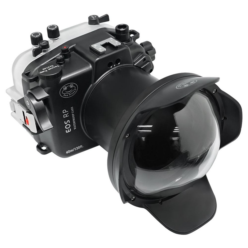 6 inch wide angle dry lens dome for Canon EOS RP underwater housing waterproof case