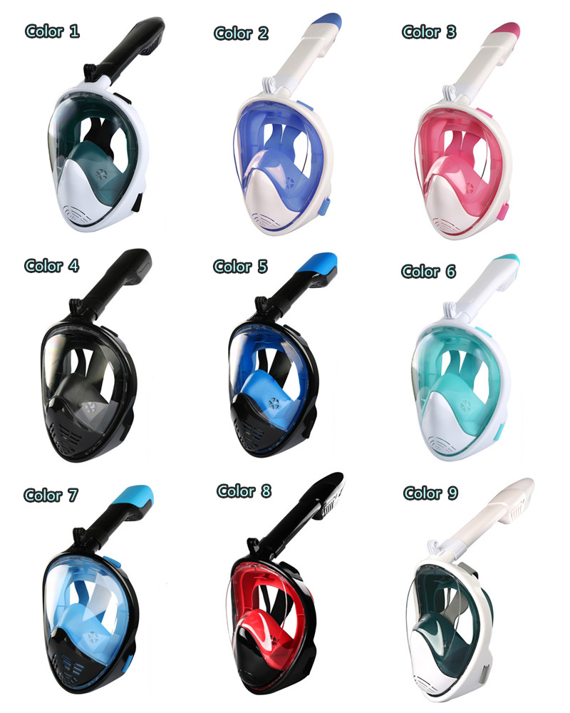 Anti frog full face snorkel mask Anti frog full face snorkel mask