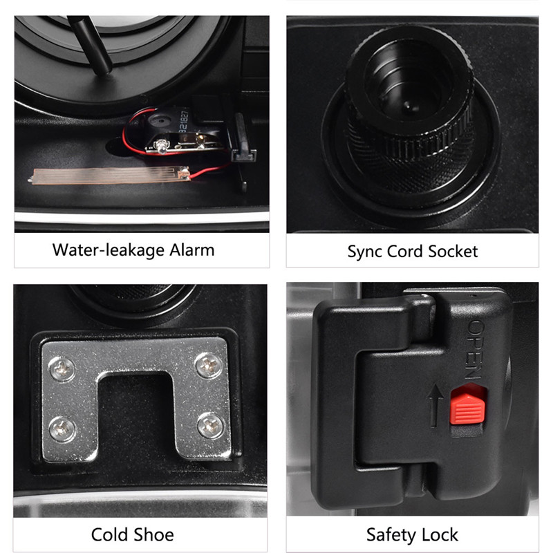 Seafrogs Sony A7S III diving casing 40M Sea Frogs Sony A7S III Underwater Housing Waterproof Case
