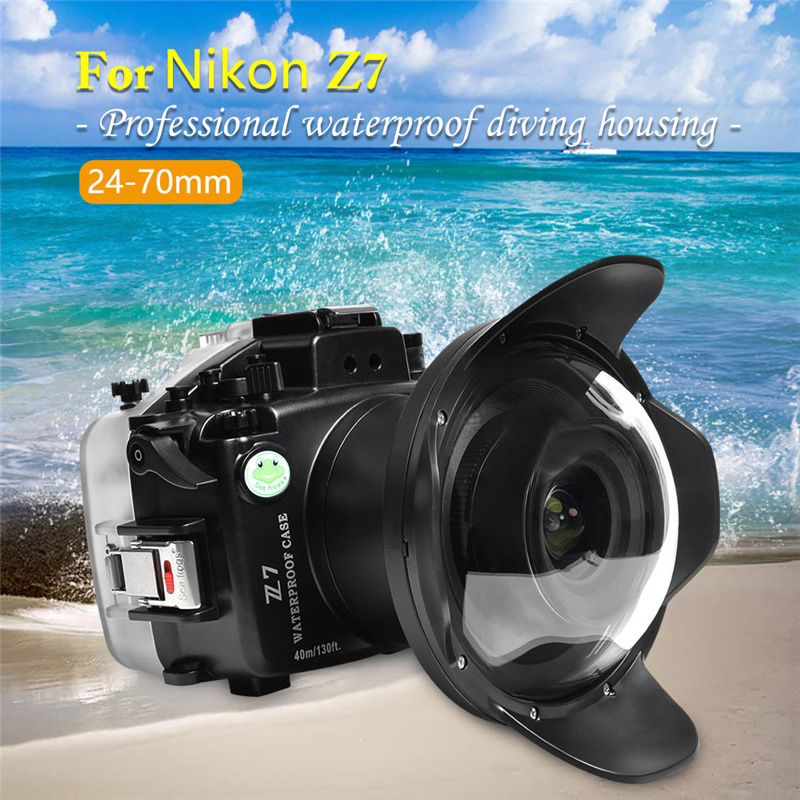 40M Sea Frogs Nikon Z7 Underwater Housing Waterproof Case 40M Sea Frogs Nikon Z7 Underwater Housing Waterproof Case