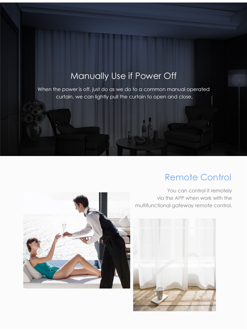 Aqara intelligent curtain motor smart home device