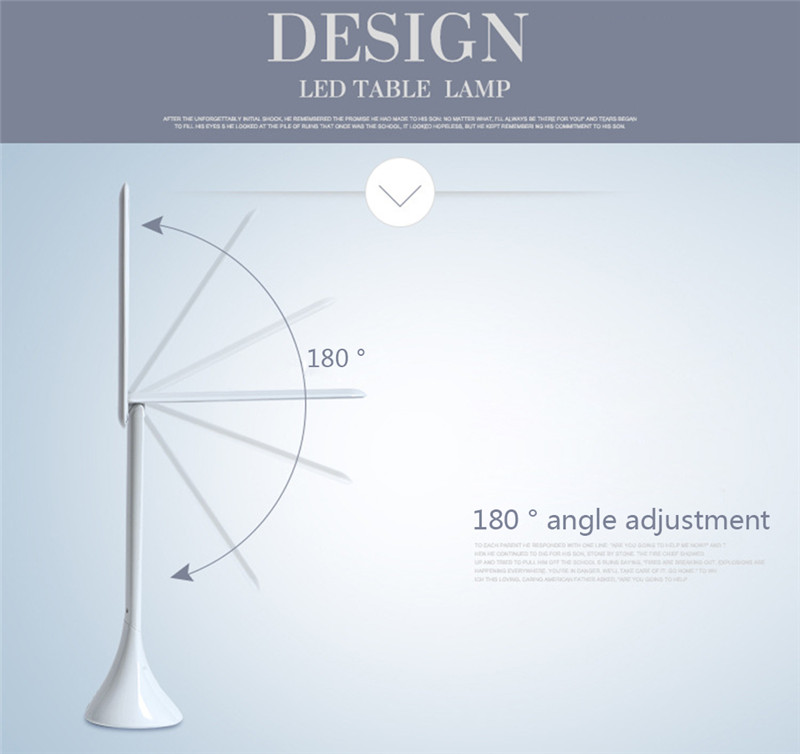 LED Desk Lamp Simple Folding Rechargeable light