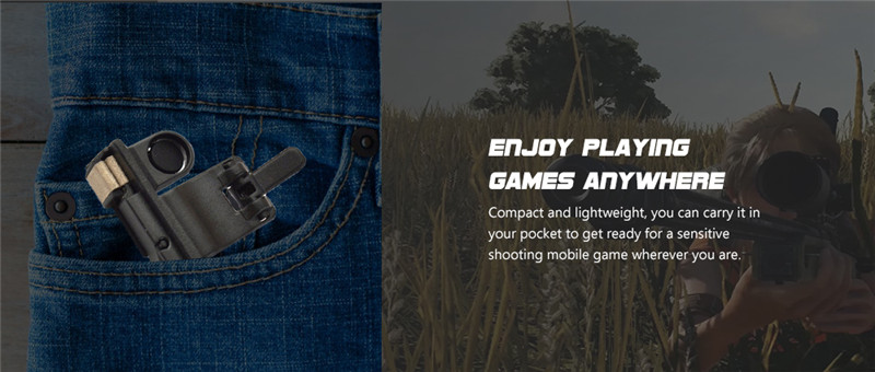 phone gamepad trigger fire button aim key joystick smartphone gaming L1R1 shooter controller phone gamepad trigger fire button aim key joystick smartphone gaming L1R1 shooter controller