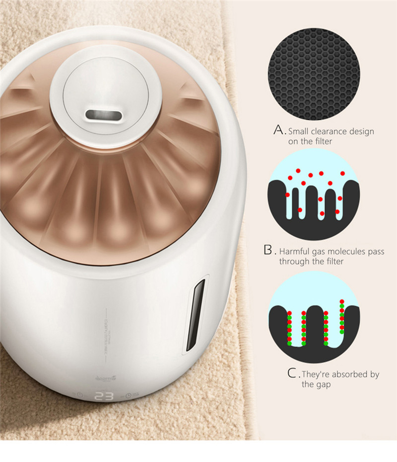 DEERMA DEM - F600 household humidifier air purifying mist maker DEERMA DEM - F600 household humidifier air purifying mist maker