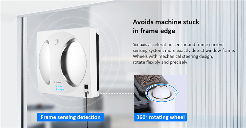 Alfawise WS - 960 smart robot vacuum window cleaner