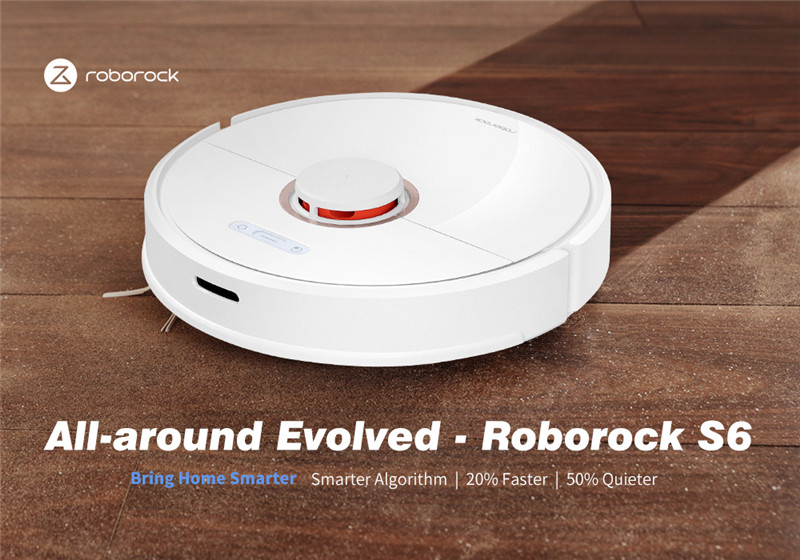 Xiaomi youpin roborock S6 robot vacuum cleaner Xiaomi youpin roborock S6 robot vacuum cleaner