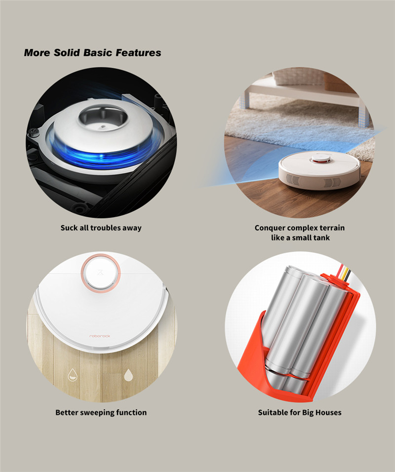 Xiaomi youpin roborock S6 robot vacuum cleaner Xiaomi youpin roborock S6 robot vacuum cleaner
