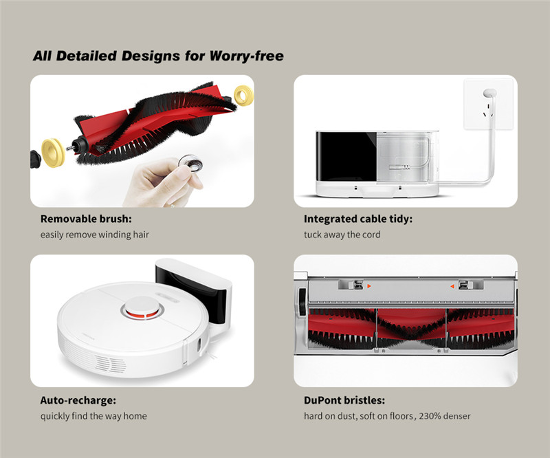 Xiaomi youpin roborock S6 robot vacuum cleaner Xiaomi youpin roborock S6 robot vacuum cleaner
