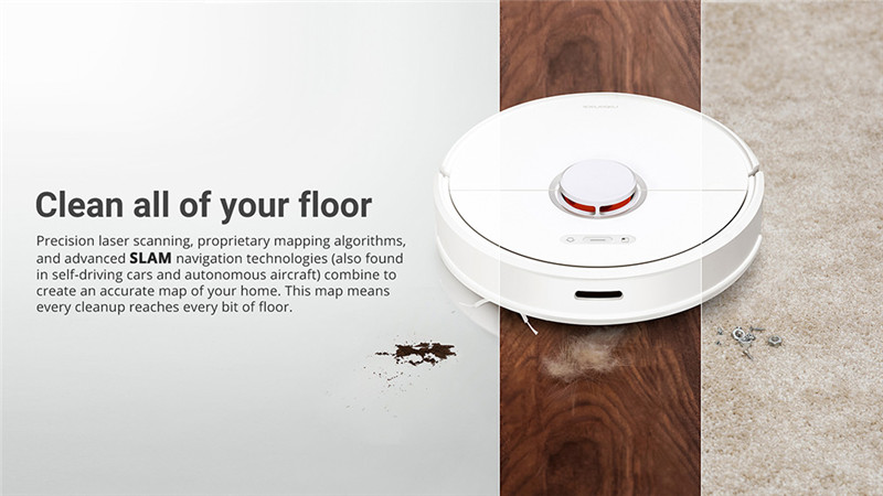 Xiaomi youpin roborock S6 robot vacuum cleaner Xiaomi youpin roborock S6 robot vacuum cleaner