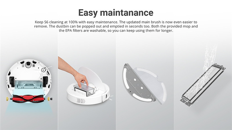 Xiaomi youpin roborock S6 robot vacuum cleaner Xiaomi youpin roborock S6 robot vacuum cleaner