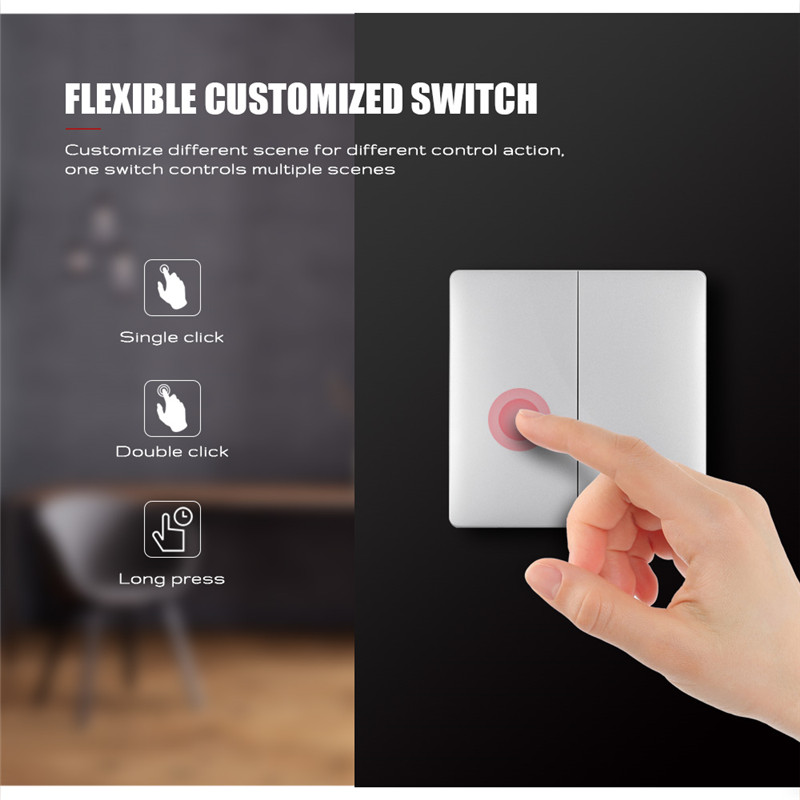 Aqara double-key wall intelligent linkage light control home switch panel