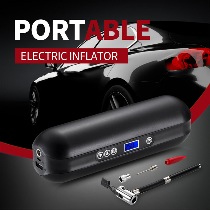 Portable air compressor mini electric inflator
