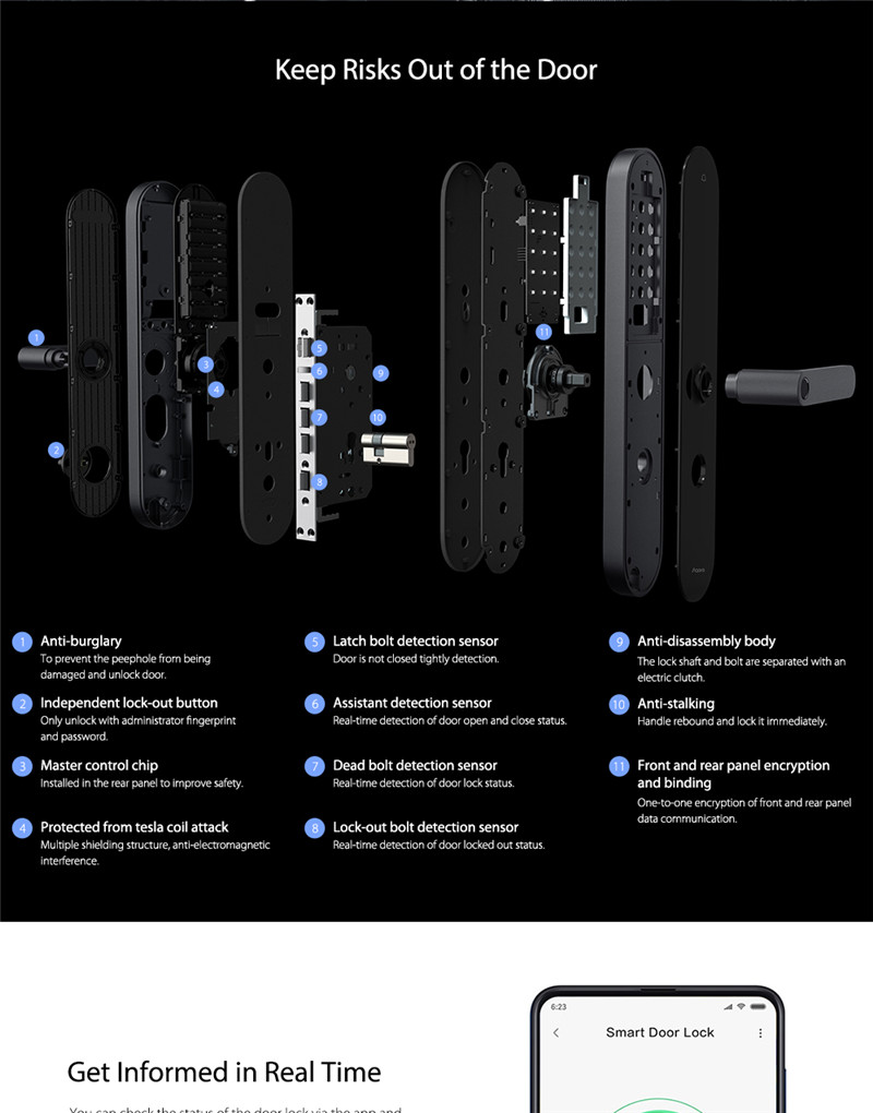  Aqara N100 smart door lock