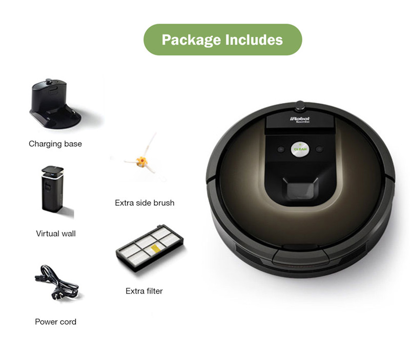 iRobot 980 Vacuum Cleaning Robot Wi-Fi Connected Sweeping Machine