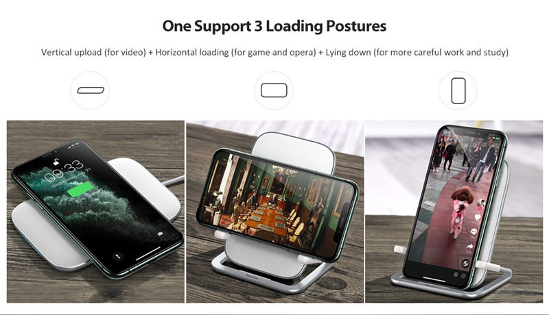 Baseus 15W QI Wireless Charger Stand Baseus 15W QI Wireless Charger Stand
