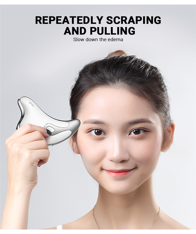 WéllSkins Heating Scrapping Plate Bionic Design Microcurrent Stimulation WéllSkins Heating Scrapping Plate Bionic Design Microcurrent Stimulation