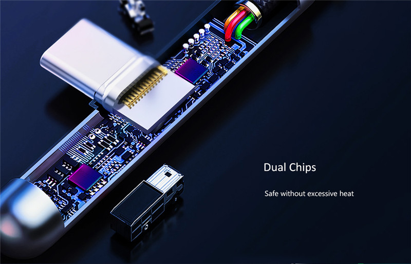 Baseus elbow LED 40W fast charging USB Type-C data cable Baseus elbow LED 40W fast charging USB Type-C data cable
