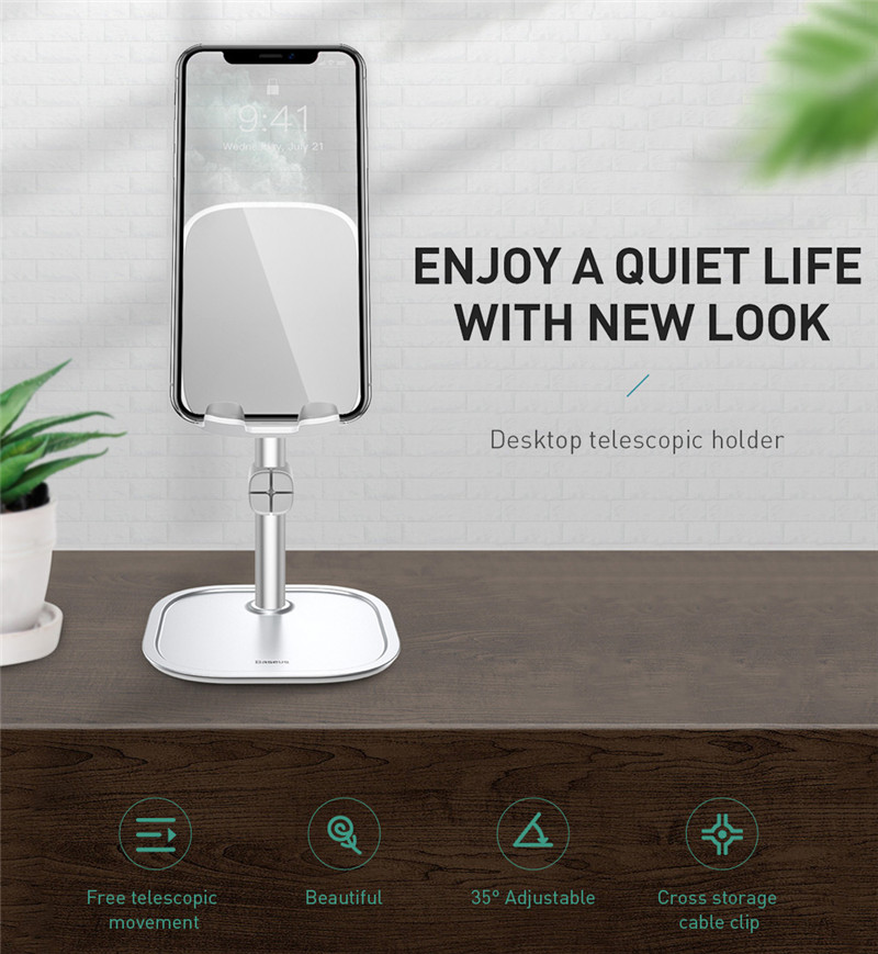 Baseus Literary Youth Desktop Telescopic Bracket Holder Baseus Literary Youth Desktop Telescopic Bracket Holder