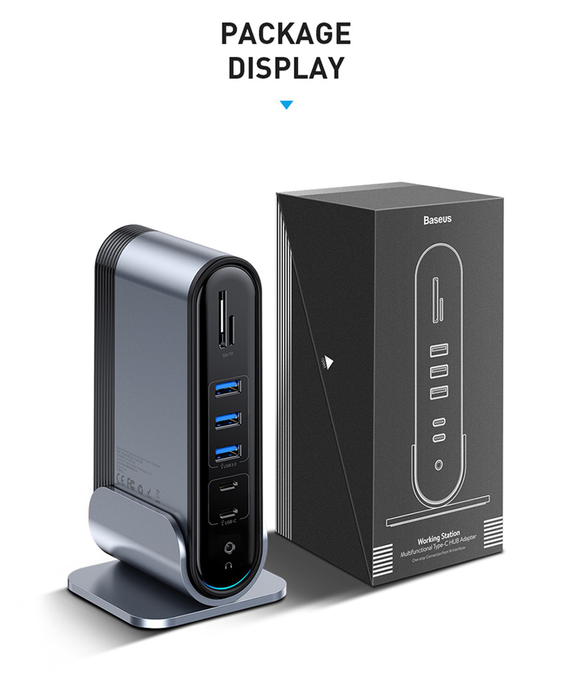 Baseus 16 in 1 USB-C Docking Station Adapter