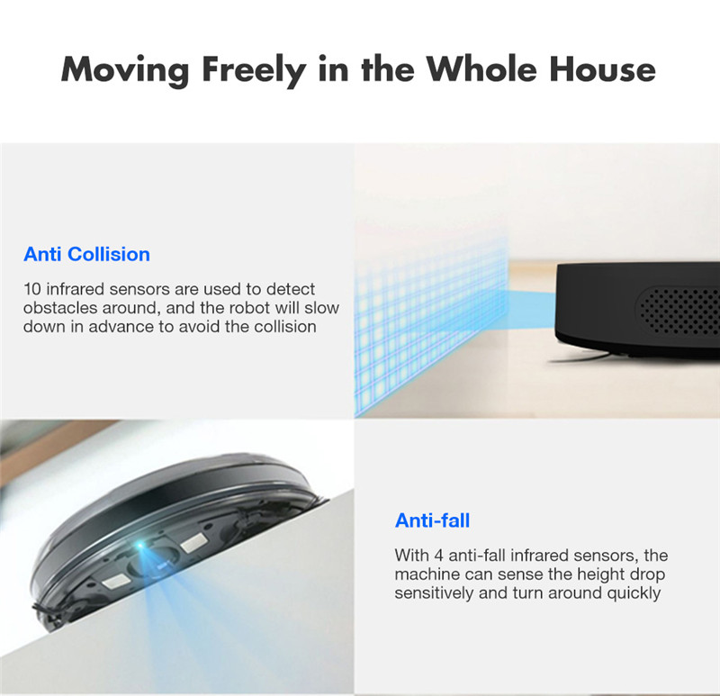 isweep S316 robotic vacuum cleaner sweeping robot