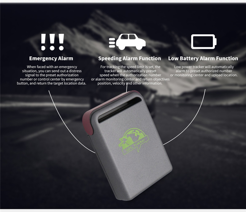 TK102B Mini Real-time GPS Tracker Vehicle Tracking Device