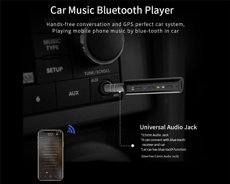 G29 bluetooth audio receiver portable car bluetooth adapter