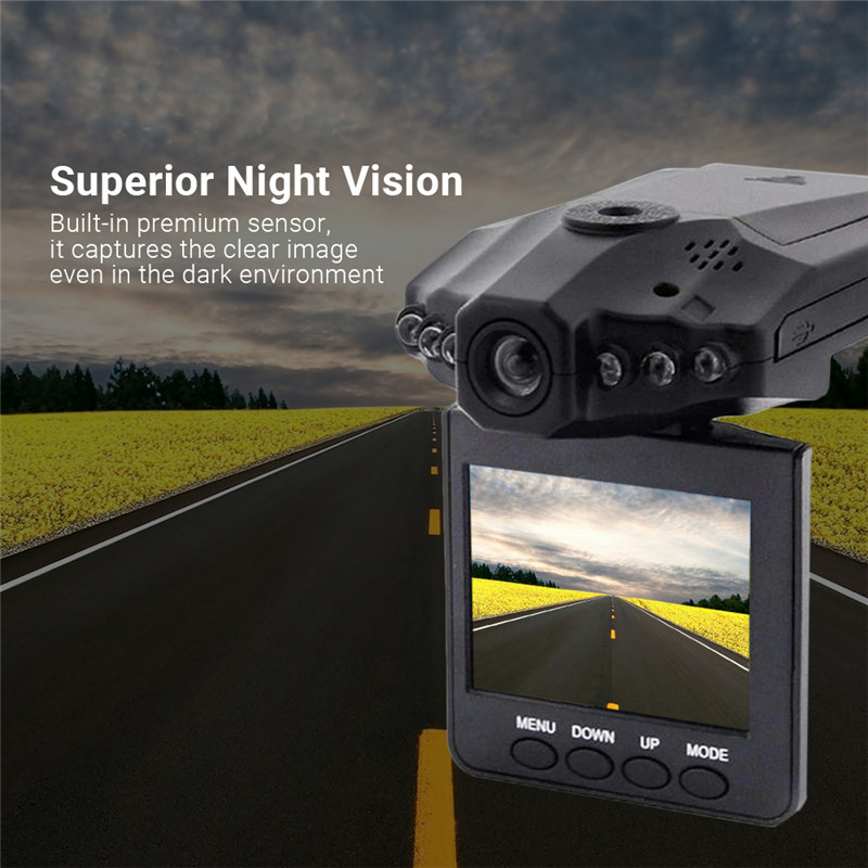 1080P portable car DVR 2.5-inch LCD screen motion detection