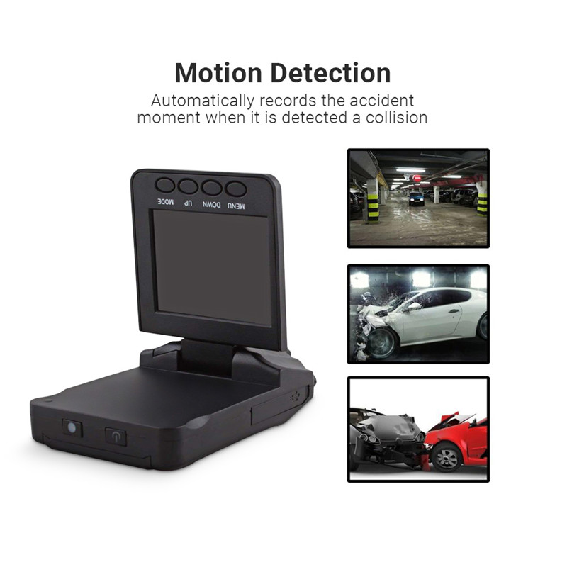 1080P portable car DVR 2.5-inch LCD screen motion detection