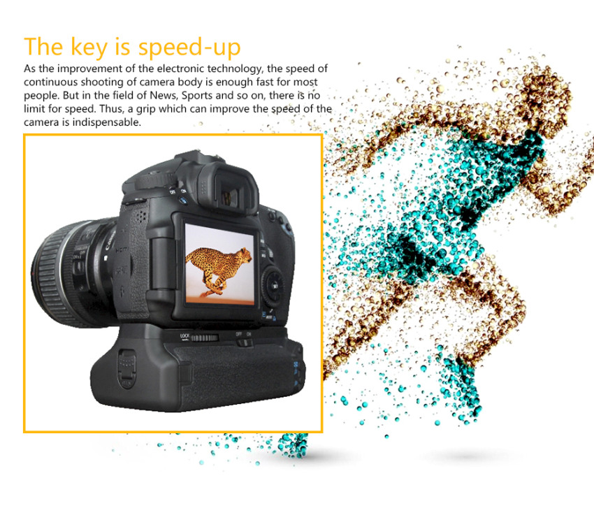 Pixel Vertax E9 Battery Grip For Canon 60D Pixel Vertax E9 Battery Grip For Canon 60D