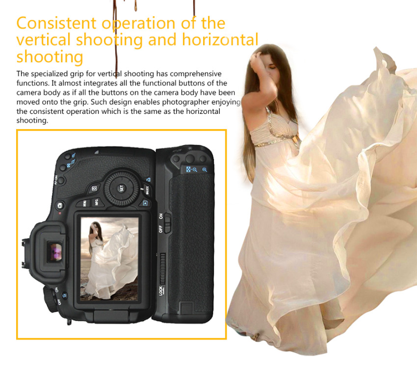 Pixel Vertax E9 Battery Grip For Canon 60D Pixel Vertax E9 Battery Grip For Canon 60D