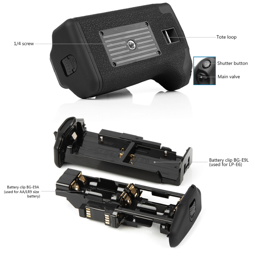 Pixel Vertax E9 Battery Grip For Canon 60D Pixel Vertax E9 Battery Grip For Canon 60D