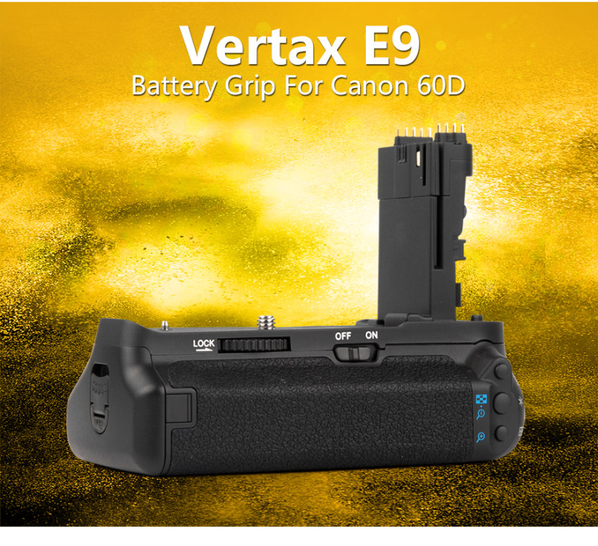 Pixel Vertax E9 Battery Grip For Canon 60D