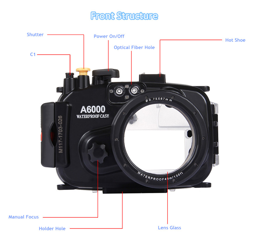 Sony A6000 underwater housing