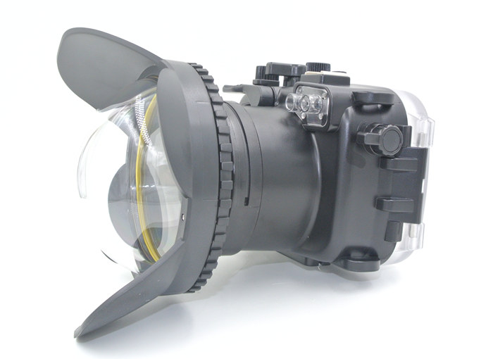Fisheye dome port for Canon G7XII underwater housing