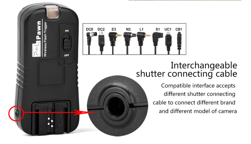 TF-364 Remote Shutter for Olympus Panasonic Pixel Pawn TF-364 Wireless Flash Trigger