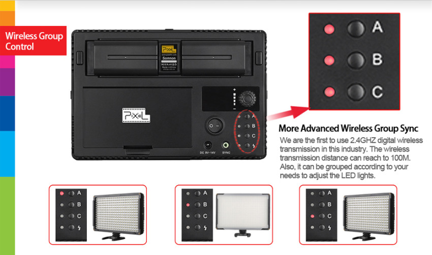 PIXEL DL-913 Video LED Fill Light