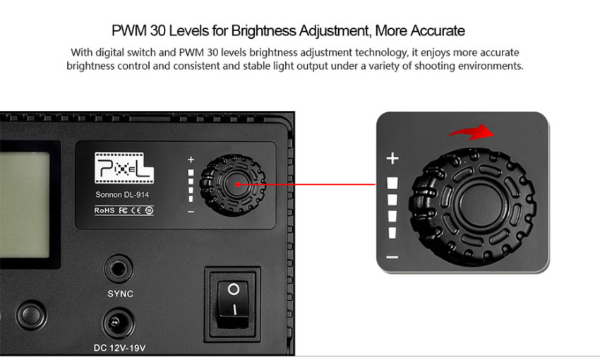 PIXEL DL-914 Video LED Fill Light