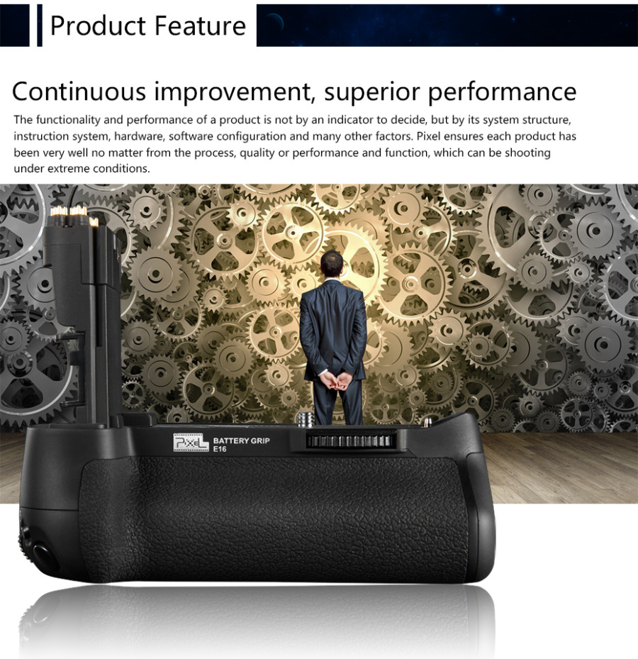 Pixel Vertax E16 Battery Grip for Canon EOS 7D Mark II
